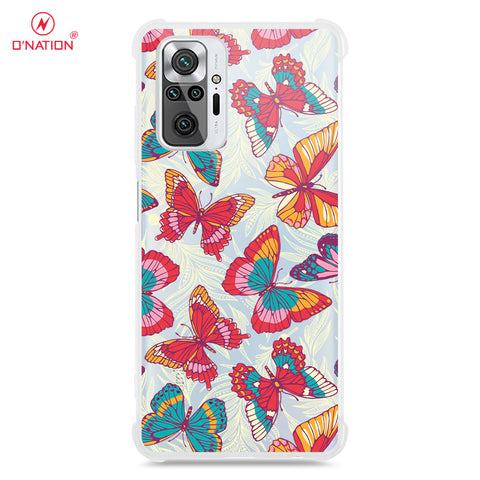 Xiaomi Redmi Note 10 Pro 4G Cover - O'Nation Butterfly Dreams Series - 9 Designs - Clear Phone Case - Soft Silicon Borders