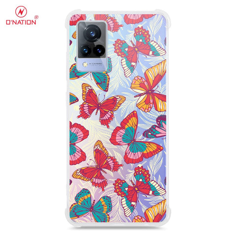 Vivo V21 Cover - O'Nation Butterfly Dreams Series - 9 Designs - Clear Phone Case - Soft Silicon Borders