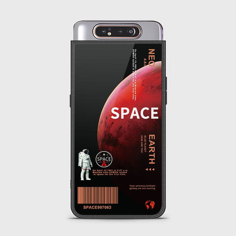 Samsung Galaxy A80 Cover - Limitless Series - HQ Ultra Shine Premium Infinity Glass Soft Silicon Borders Case