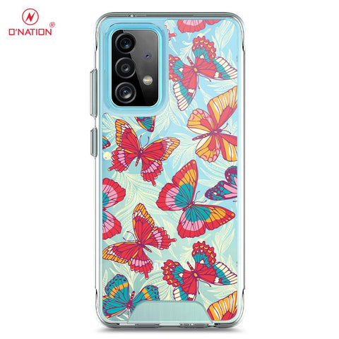 Samsung Galaxy A52 Cover - O'Nation Butterfly Dreams Series - 9 Designs - Clear Phone Case - Soft Silicon Borders