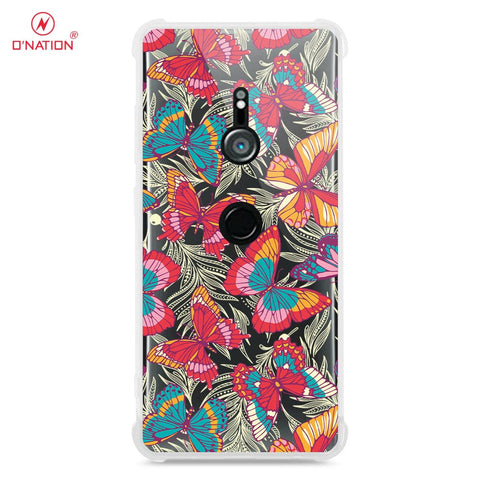 Sony Xperia XZ3 Cover - O'Nation Butterfly Dreams Series - 9 Designs - Clear Phone Case - Soft Silicon Borders