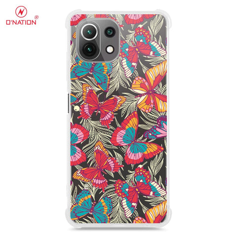 Xiaomi Mi 11 Cover - O'Nation Butterfly Dreams Series - 9 Designs - Clear Phone Case - Soft Silicon Borders