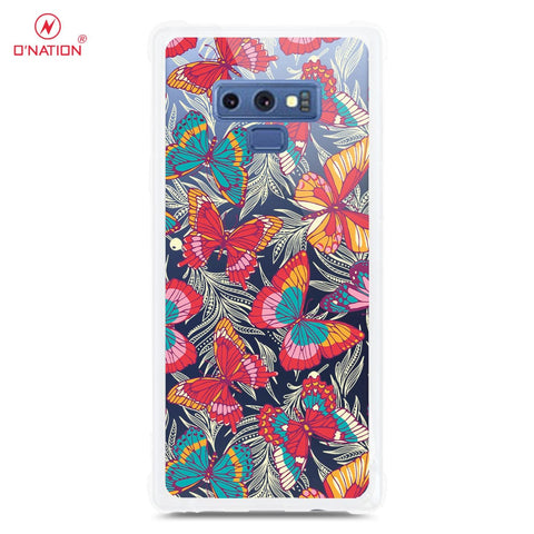 Samsung Galaxy Note 9 Cover - O'Nation Butterfly Dreams Series - 9 Designs - Clear Phone Case - Soft Silicon Borders