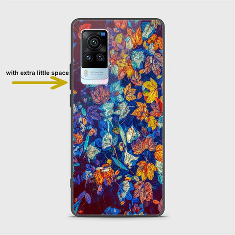 Vivo X60 Pro Cover - Floral Series 2 - HQ Ultra Shine Premium Infinity Glass Soft Silicon Borders Case