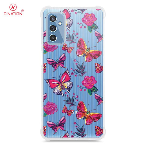 Samsung Galaxy M52 5G Cover - O'Nation Butterfly Dreams Series - 9 Designs - Clear Phone Case - Soft Silicon Borders