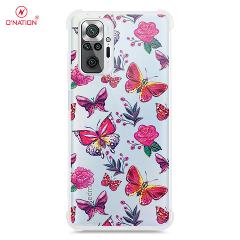 Xiaomi Redmi Note 10 Pro Max Cover - O'Nation Butterfly Dreams Series - 9 Designs - Clear Phone Case - Soft Silicon Borders