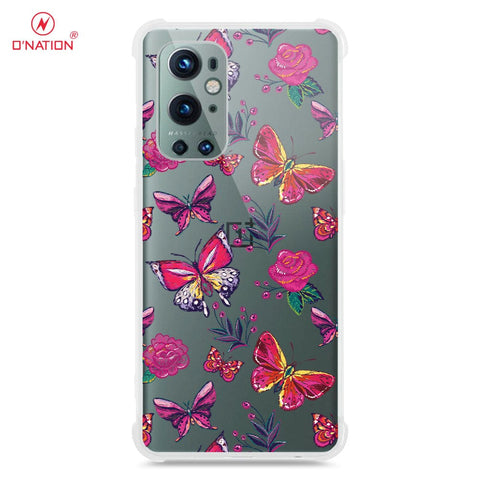 OnePlus 9 Pro Cover - O'Nation Butterfly Dreams Series - 9 Designs - Clear Phone Case - Soft Silicon Borders