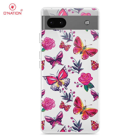 Google Pixel 6a Cover - O'Nation Butterfly Dreams Series - 9 Designs - Clear Phone Case - Soft Silicon Borders