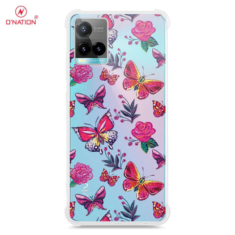 Vivo Y21s Cover - O'Nation Butterfly Dreams Series - 9 Designs - Clear Phone Case - Soft Silicon Borders