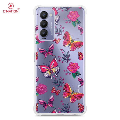 Tecno Camon 18T Cover - O'Nation Butterfly Dreams Series - 9 Designs - Clear Phone Case - Soft Silicon Borders