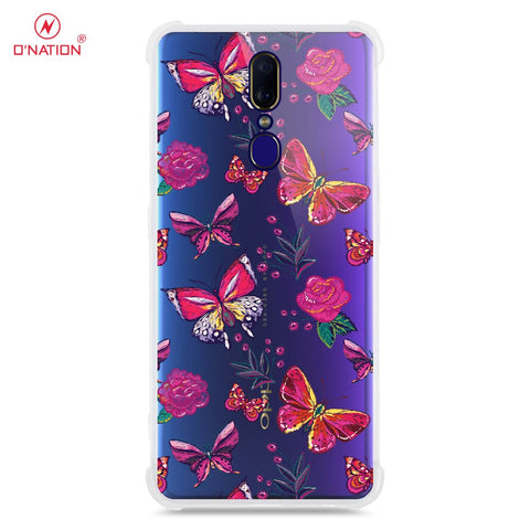 Oppo F11 Cover - O'Nation Butterfly Dreams Series - 9 Designs - Clear Phone Case - Soft Silicon Borders