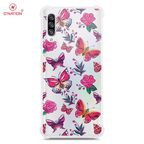 Samsung Galaxy A30s Cover - O'Nation Butterfly Dreams Series - 9 Designs - Clear Phone Case - Soft Silicon Borders