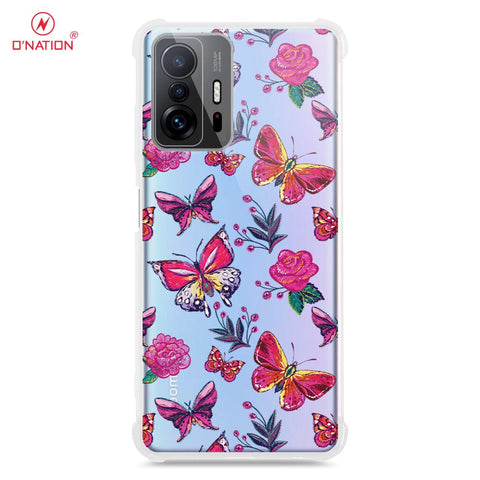 Xiaomi 11T Pro Cover - O'Nation Butterfly Dreams Series - 9 Designs - Clear Phone Case - Soft Silicon Borders