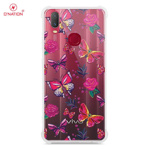 Vivo Y11 2019 Cover - O'Nation Butterfly Dreams Series - 9 Designs - Clear Phone Case - Soft Silicon Borders