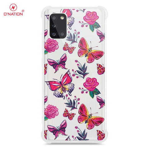 Samsung Galaxy A31 Cover - O'Nation Butterfly Dreams Series - 9 Designs - Clear Phone Case - Soft Silicon Bordersx