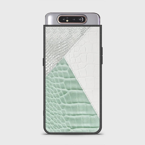 Samsung Galaxy A80 Cover - Printed Skins Series - HQ Ultra Shine Premium Infinity Glass Soft Silicon Borders Case