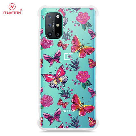 OnePlus 8T Cover - O'Nation Butterfly Dreams Series - 9 Designs - Clear Phone Case - Soft Silicon Borders