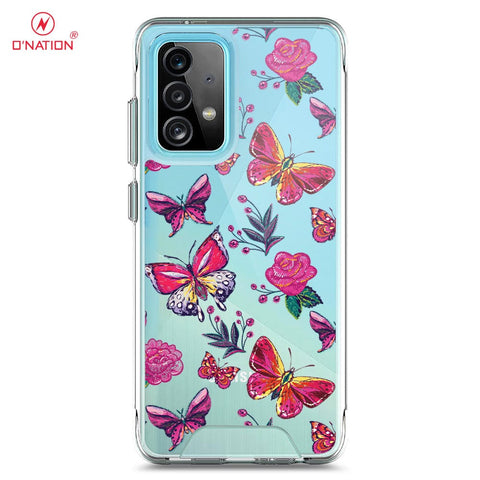 Samsung Galaxy A52 Cover - O'Nation Butterfly Dreams Series - 9 Designs - Clear Phone Case - Soft Silicon Borders