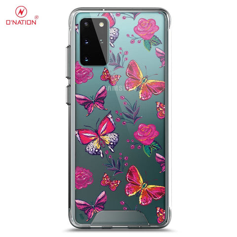 Samsung Galaxy S20 Plus Cover - O'Nation Butterfly Dreams Series - 9 Designs - Clear Phone Case - Soft Silicon Bordersx