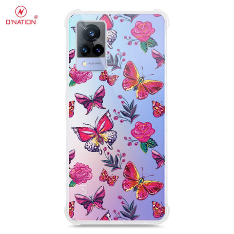 Vivo V21 Cover - O'Nation Butterfly Dreams Series - 9 Designs - Clear Phone Case - Soft Silicon Borders