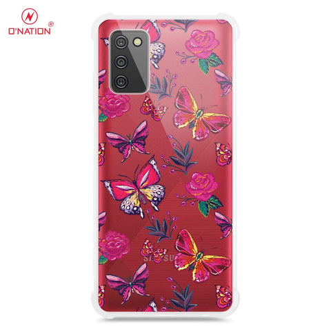 Samsung Galaxy A03s Cover - O'Nation Butterfly Dreams Series - 9 Designs - Clear Phone Case - Soft Silicon Borders