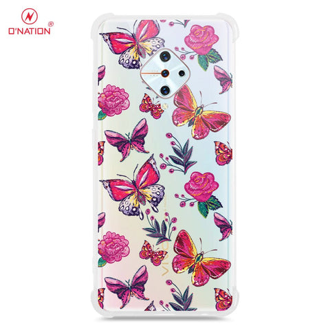 Vivo S1 Pro Cover - O'Nation Butterfly Dreams Series - 9 Designs - Clear Phone Case - Soft Silicon Bordersx