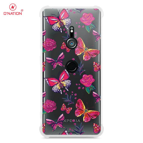 Sony Xperia XZ3 Cover - O'Nation Butterfly Dreams Series - 9 Designs - Clear Phone Case - Soft Silicon Borders