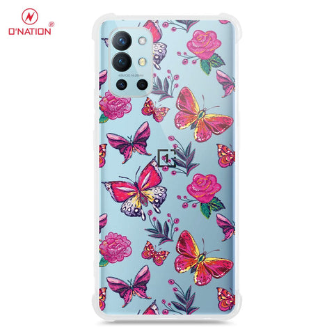 OnePlus 9R Cover - O'Nation Butterfly Dreams Series - 9 Designs - Clear Phone Case - Soft Silicon Borders