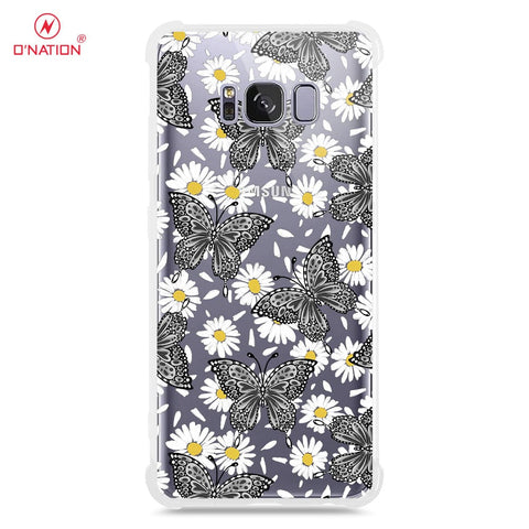 Samsung Galaxy S8 Cover - O'Nation Butterfly Dreams Series - 9 Designs - Clear Phone Case - Soft Silicon Borders