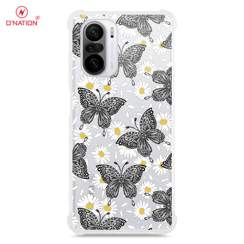 Xiaomi Redmi K40 Cover - O'Nation Butterfly Dreams Series - 9 Designs - Clear Phone Case - Soft Silicon Borders