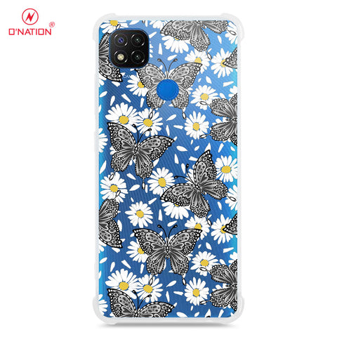 Xiaomi Redmi 9C Cover - O'Nation Butterfly Dreams Series - 9 Designs - Clear Phone Case - Soft Silicon Borders