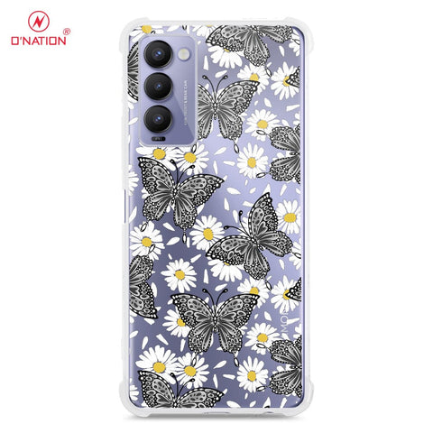 Tecno Camon 18T Cover - O'Nation Butterfly Dreams Series - 9 Designs - Clear Phone Case - Soft Silicon Borders