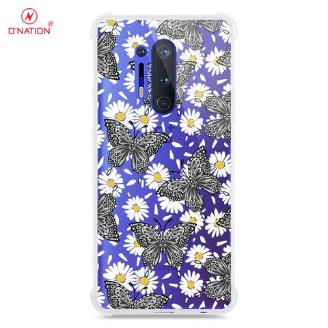 OnePlus 8 Pro Cover - O'Nation Butterfly Dreams Series - 9 Designs - Clear Phone Case - Soft Silicon Borders