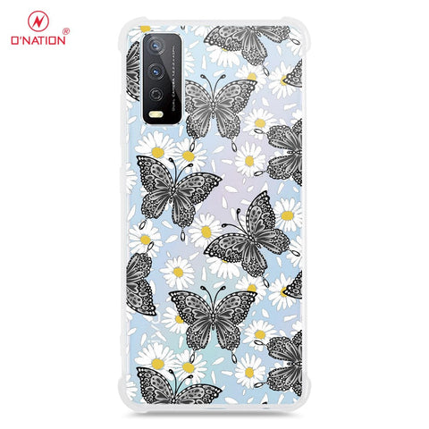 Vivo Y12a Cover - O'Nation Butterfly Dreams Series - 9 Designs - Clear Phone Case - Soft Silicon Borders