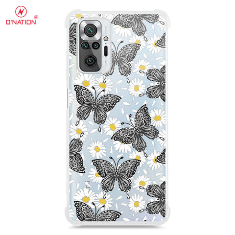 Xiaomi Redmi Note 10 Pro Max Cover - O'Nation Butterfly Dreams Series - 9 Designs - Clear Phone Case - Soft Silicon Borders