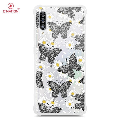 Samsung Galaxy A50 Cover - O'Nation Butterfly Dreams Series - 9 Designs - Clear Phone Case - Soft Silicon Borders