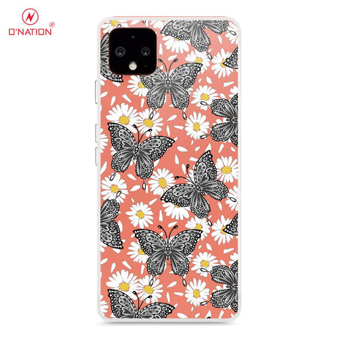 Google Pixel 4 Cover - O'Nation Butterfly Dreams Series - 9 Designs - Clear Phone Case - Soft Silicon Borders