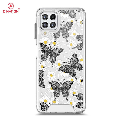 Samsung Galaxy M32 Cover - O'Nation Butterfly Dreams Series - 9 Designs - Clear Phone Case - Soft Silicon Borders