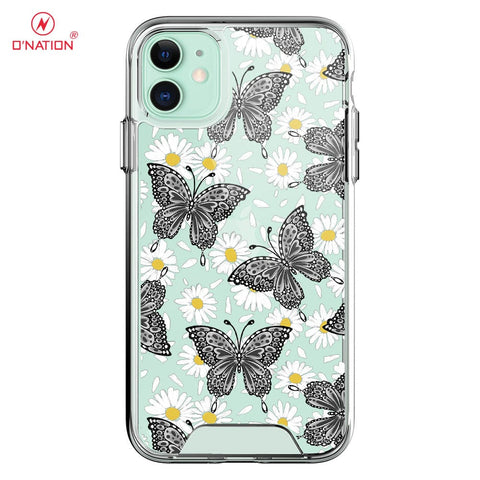 iPhone 11 Cover - O'Nation Butterfly Dreams Series - 9 Designs - Clear Phone Case - Soft Silicon Borders