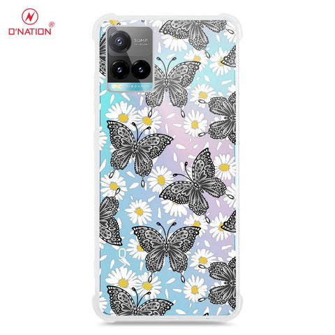 Vivo Y21s Cover - O'Nation Butterfly Dreams Series - 9 Designs - Clear Phone Case - Soft Silicon Borders