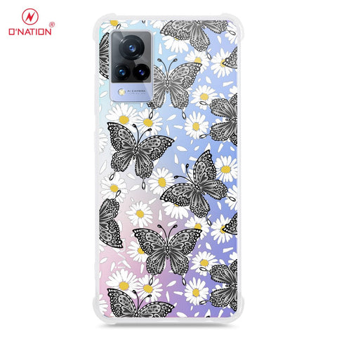 Vivo V21 Cover - O'Nation Butterfly Dreams Series - 9 Designs - Clear Phone Case - Soft Silicon Borders