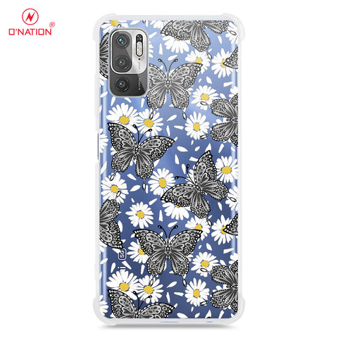 Xiaomi Redmi Note 10 5G Cover - O'Nation Butterfly Dreams Series - 9 Designs - Clear Phone Case - Soft Silicon Borders