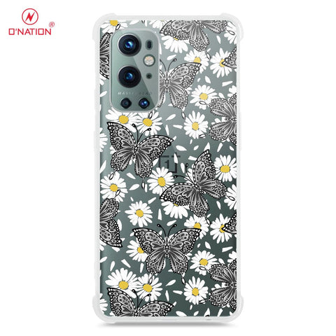 OnePlus 9 Pro Cover - O'Nation Butterfly Dreams Series - 9 Designs - Clear Phone Case - Soft Silicon Borders