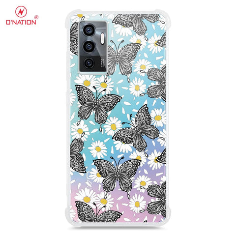 Vivo S10e Cover - O'Nation Butterfly Dreams Series - 9 Designs - Clear Phone Case - Soft Silicon Borders