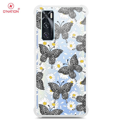 Vivo V20 SE Cover - O'Nation Butterfly Dreams Series - 9 Designs - Clear Phone Case - Soft Silicon Borders