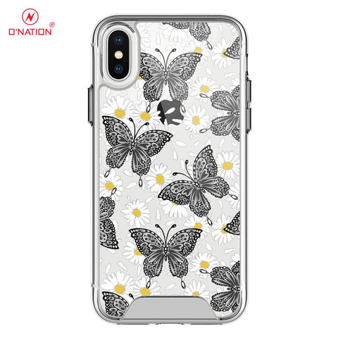 iPhone XS Max Cover -  O'Nation Butterfly Dreams Series - 9 Designs - Clear Phone Case - Soft Silicon Borders