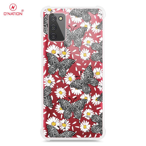 Samsung Galaxy A03s Cover - O'Nation Butterfly Dreams Series - 9 Designs - Clear Phone Case - Soft Silicon Borders