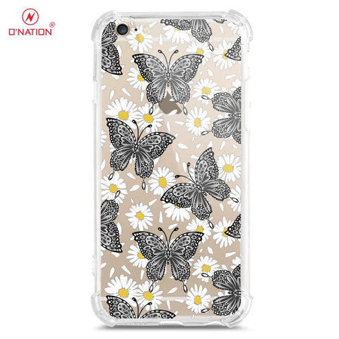 iPhone 6S / 6 Cover - O'Nation Butterfly Dreams Series - 9 Designs - Clear Phone Case - Soft Silicon Borders