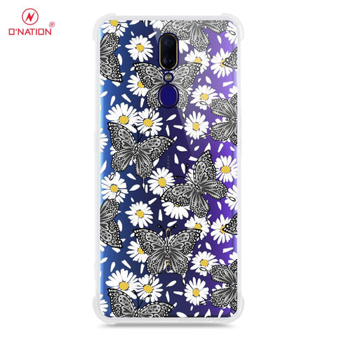 Oppo F11 Cover - O'Nation Butterfly Dreams Series - 9 Designs - Clear Phone Case - Soft Silicon Borders