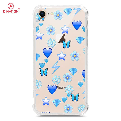 iPhone SE 2022 Cover - O'Nation Butterfly Dreams Series - 9 Designs - Clear Phone Case - Soft Silicon Borders